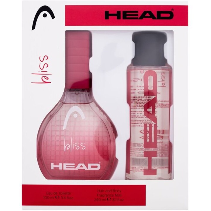 HEAD Darkova parfüm szett, EDT 100ml, testpermet 240ml