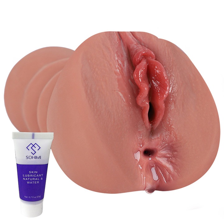 Set Masturbator Snapdera, Protruziuni Masaj, Impermeabil, Culoare Piele, 16cm