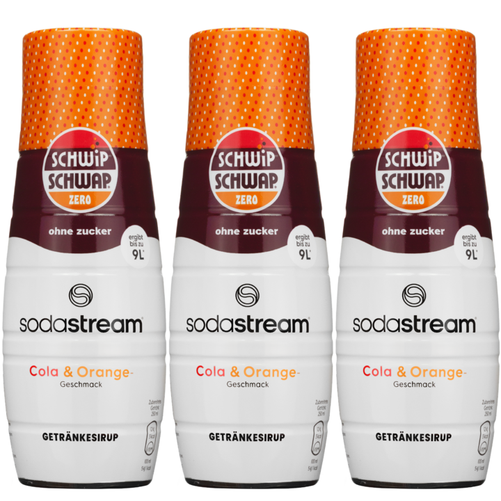 Szirup SodaStream Schwip Schwap Zero 440ml, 3 db
