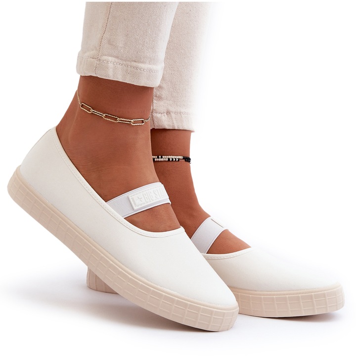 Sneakers de femei Big Star NN274601 Alb, Alb