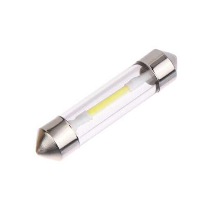 Led auto, GyafiTuning, COB de 39 mm, alb rece, spot, C5W