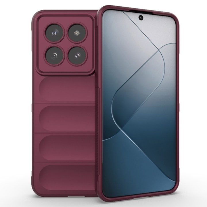 Carcasa de protectie pentru Xiaomi 14 Pro, bordo