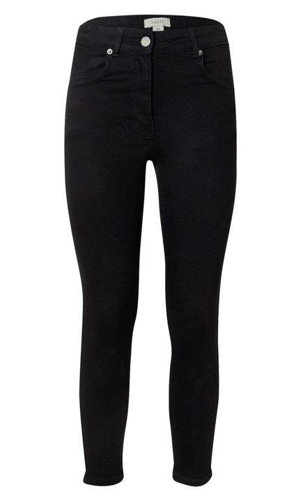 Női szűk farmernadrág, fekete, M INTL