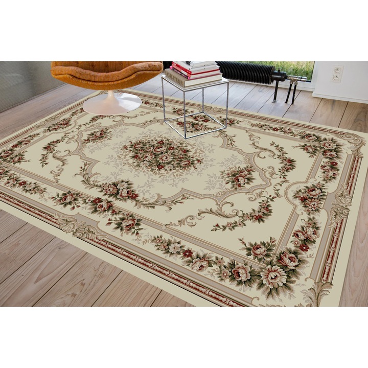 Covor Clasic, Home Vista, Lotos 574, Crem / Bej, 80x150 cm