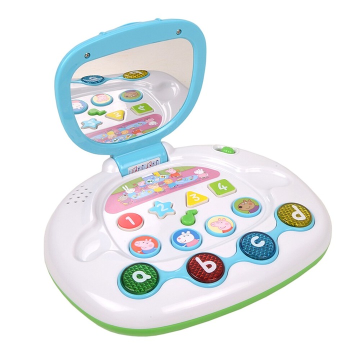 Laptop Educational HH Poland PEPPA, Interactiv, Multicolor, 1 an+