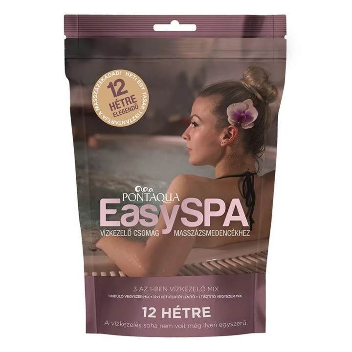 PontAqua EasySPA jakuzzi, masszázsmedence vízkezelő csomag