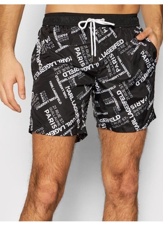Costum de baie barbati, KARL LAGERFELD BEACHWEAR, 100% Poliester