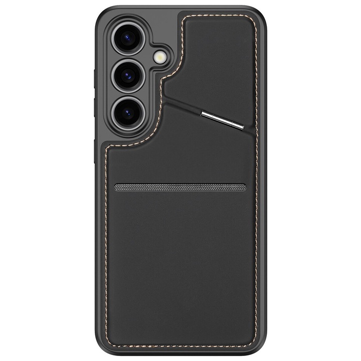 Husa MagSafe pentru Samsung Galaxy S24 S921, Rafi II, Grip Pro, U1447, Neagra