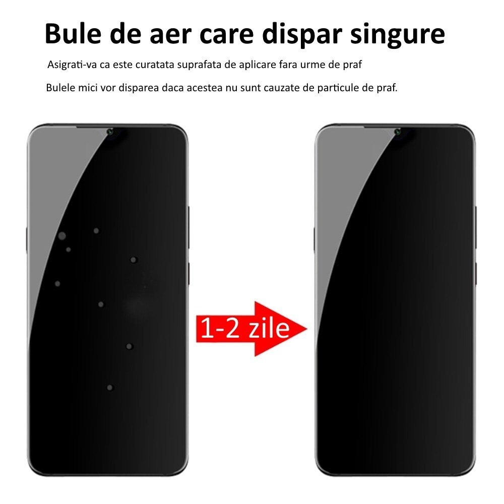 Folie Protectie Maxcell din Silicon Regenerabil Hydro Gel full screen pentru Samsung Galaxy A34 5G Transparent