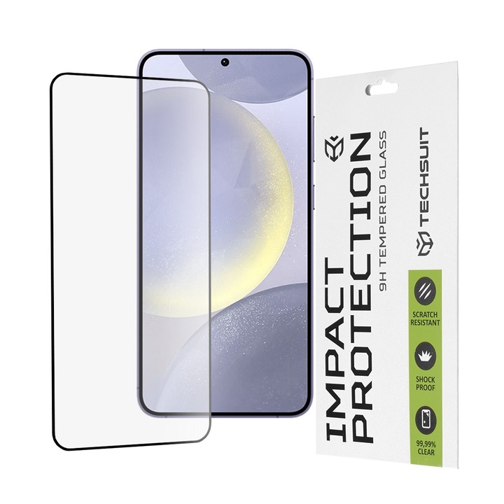 Folie sticla Full Glue 111D pentru Samsung Galaxy S24 Plus, Negru