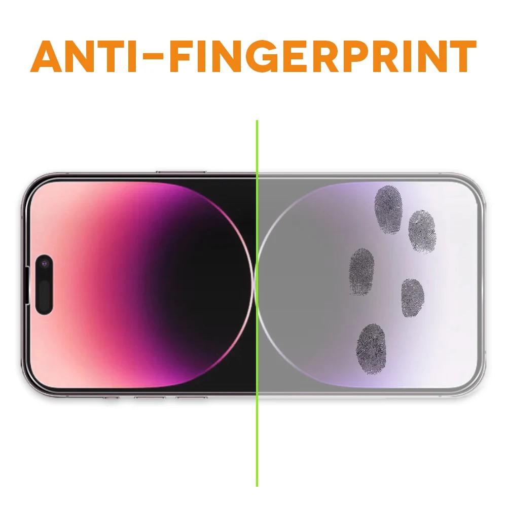 Folie Protectie Sticla securizata Mkpshield, compatibila iPhone 16, Full Glue, Ultra HD, Margini Negre