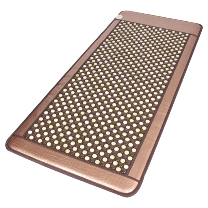 Saltea cu pietre jad si ceramica de turmalina si raze Infrarosii 180x80cm (stimulator personal cu caldura)