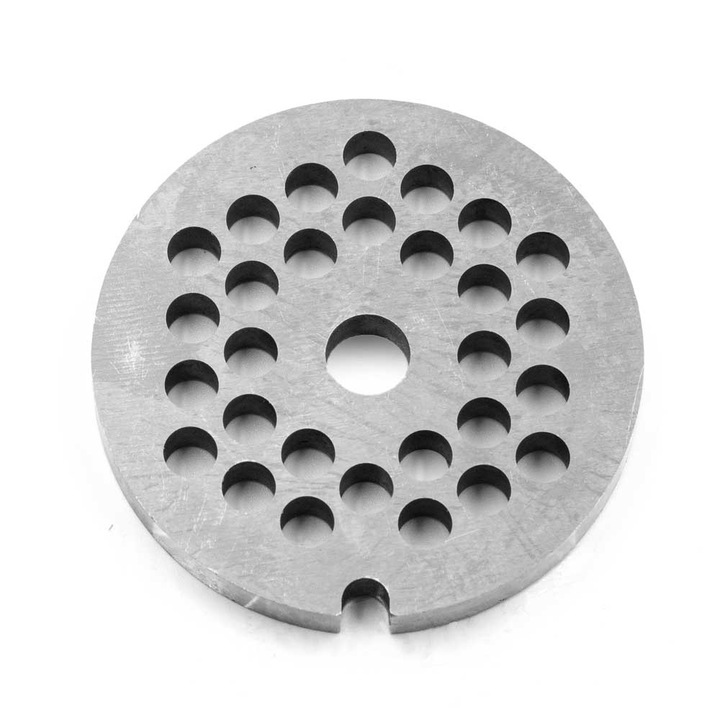 Sita pentru masina de tocat manuala Jelux, inox, 81.3x8 mm, grosime 8.5 mm