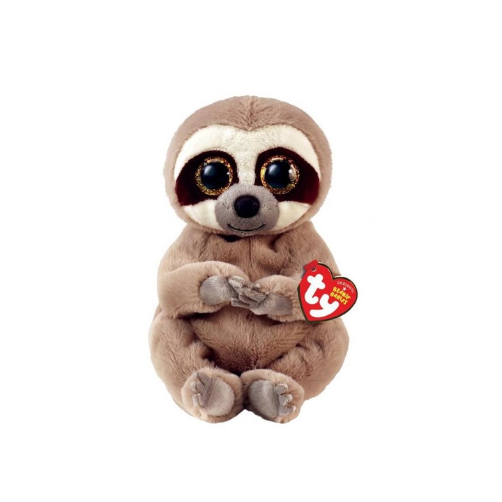 Ty 1405459 Beanie Babies plüss figura Silas, 15 cm - lajhár (3)