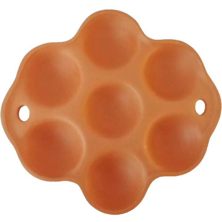 Forma pentru copt, Garnki z gliny, lut, 7 compartimente, maro