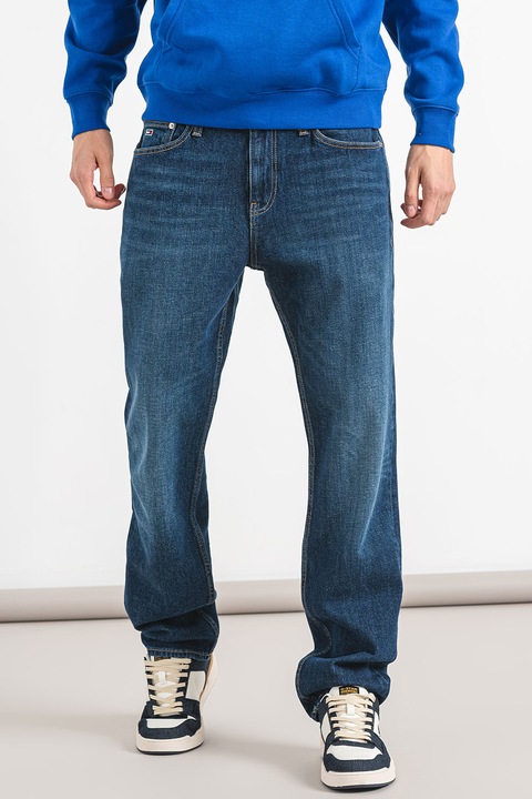 Tommy Jeans, Ryan regular & straight fit farmernadrág, Sötétkék