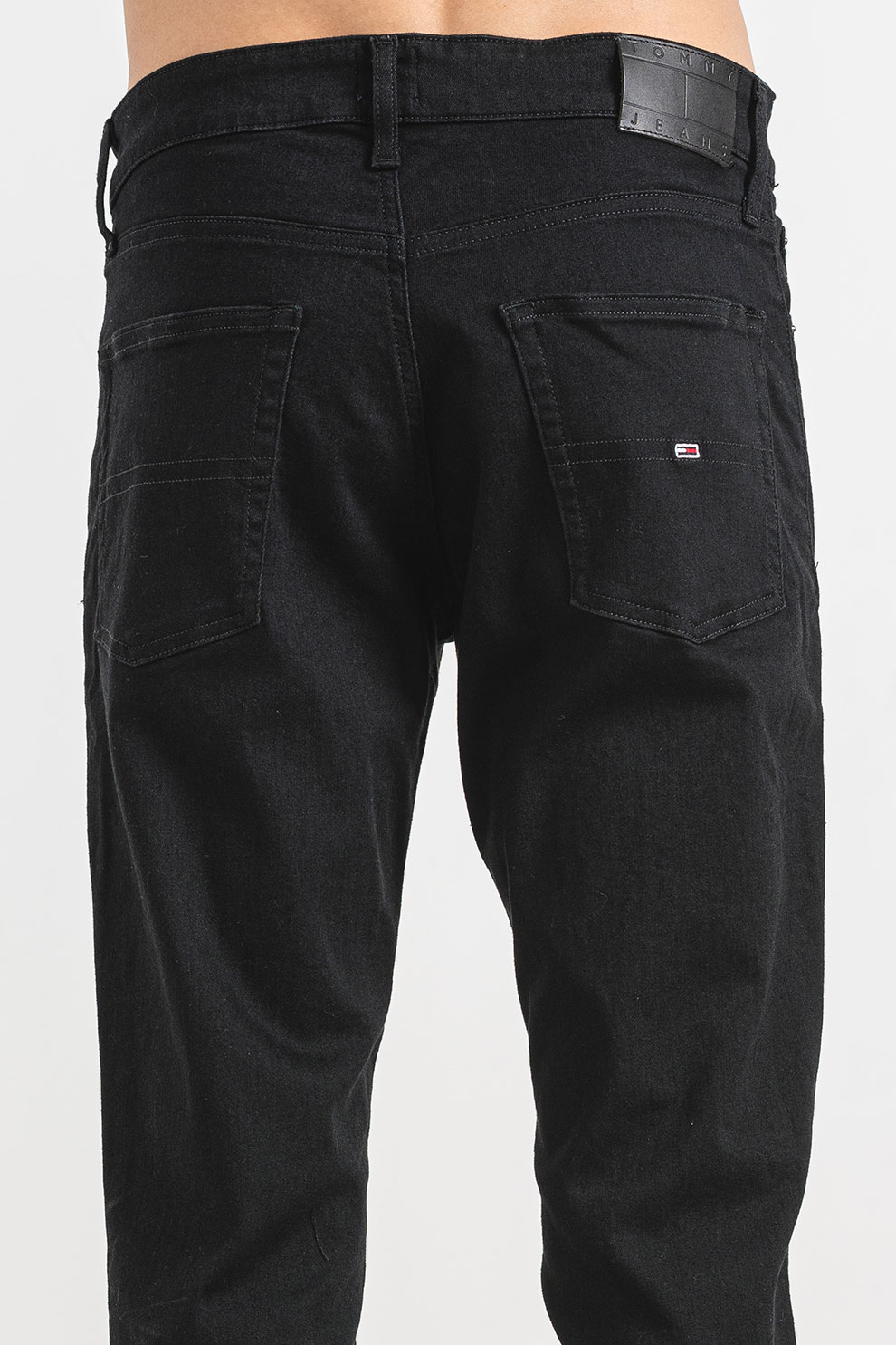 tomi☆ Tommy Jeans, Blugi slim Scanton, Negru, W30-L34 - eMAG.ro