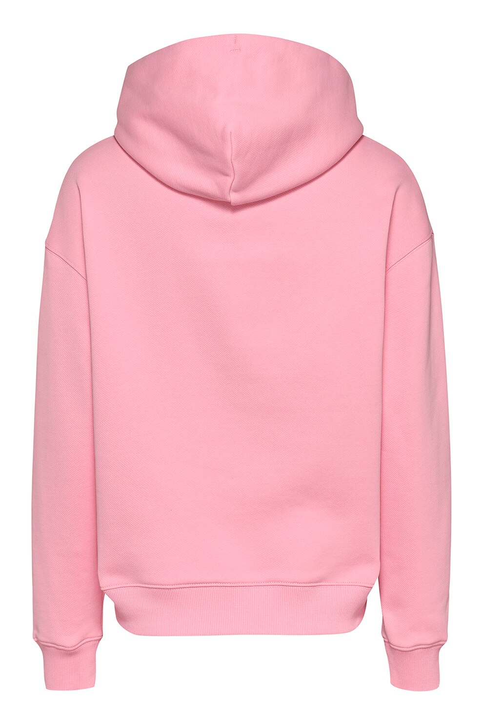 Tommy Jeans, Hanorac cu buzunar kangaroo si logo discret, Roz