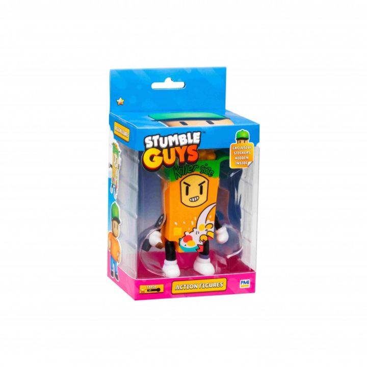 Figurina Stumble Guys Cerial Killer, PMI Kids World, colectionabila, 11.5cm, 85x110x190mm