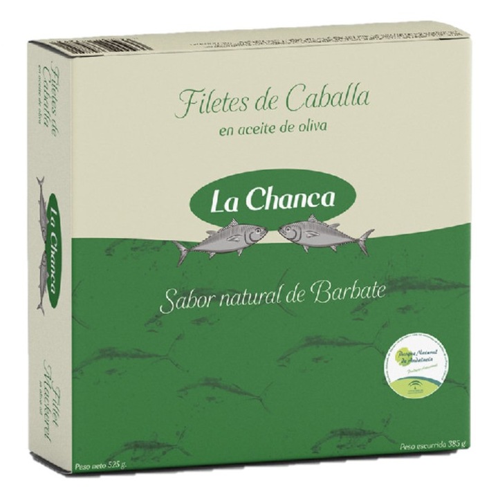 File de Macrou in ulei de masline, La Chanca, 525 g