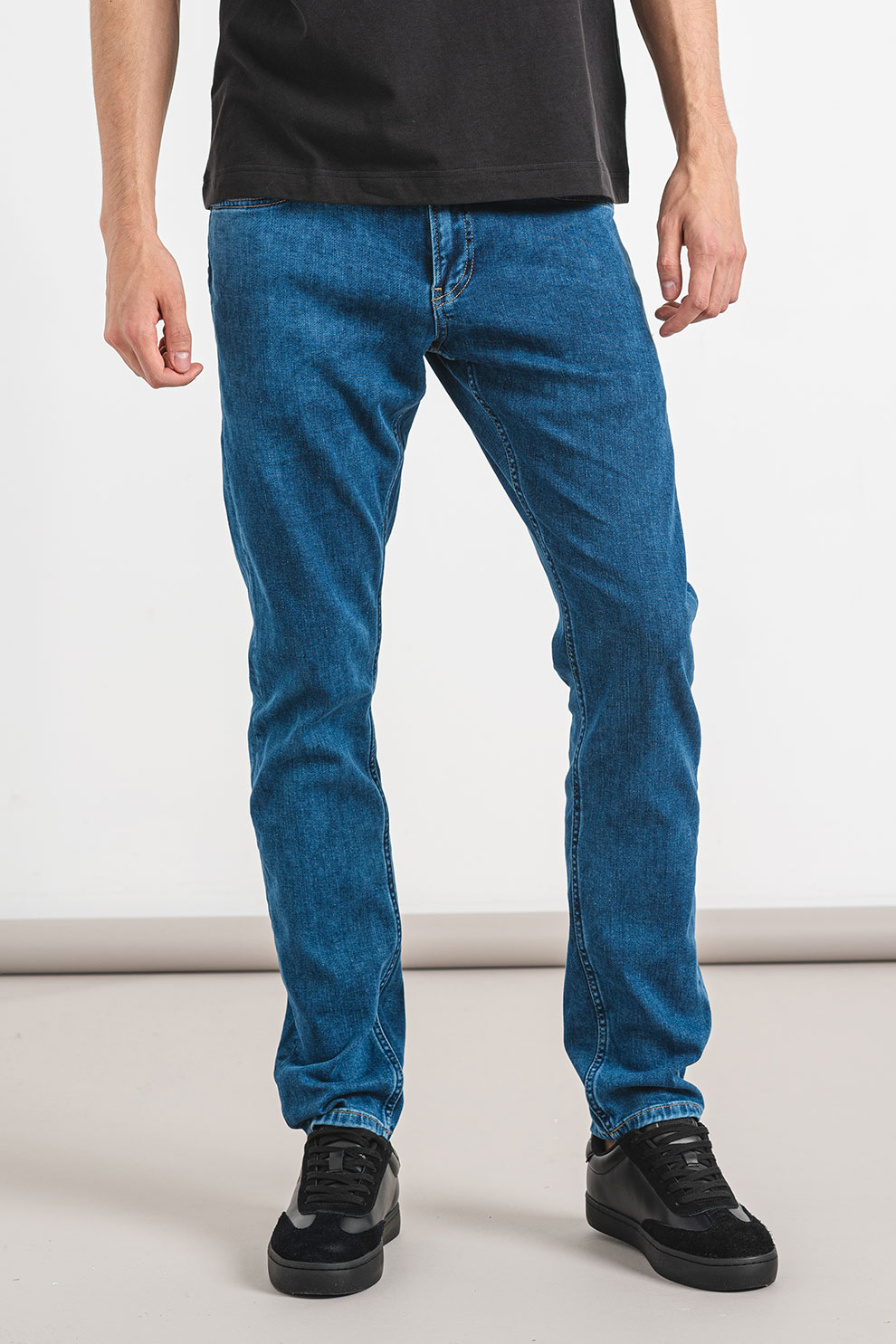 CALVIN KLEIN JEANS, Blugi drepti, Albastru, W32-L32