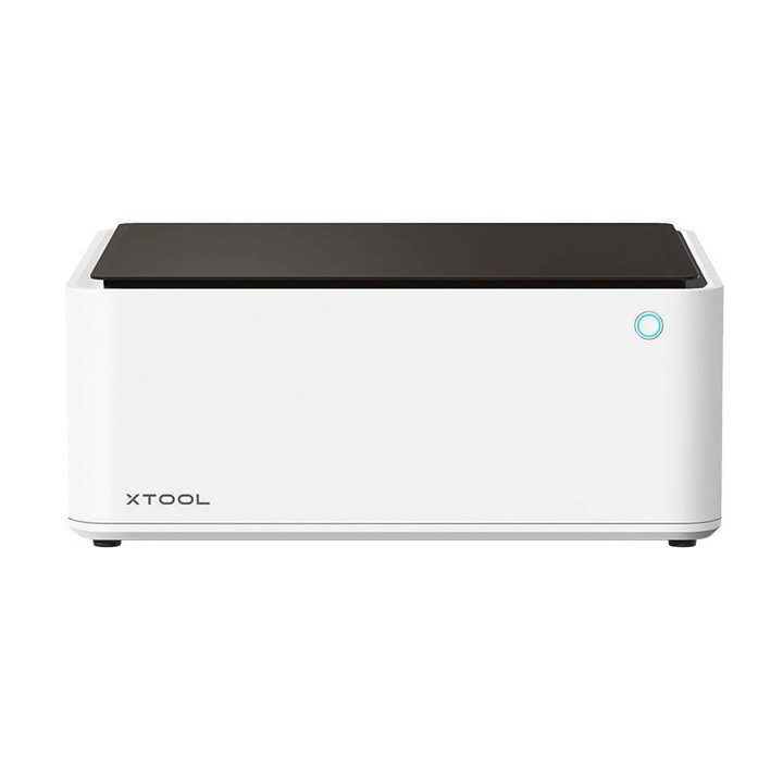 Intelligens lézergravírozó, Xtool, M1, 10 W, pontosság 0,01 mm, mesterséges intelligencia kamera, 385 x 300 mm, Wi-Fi / USB, fehér