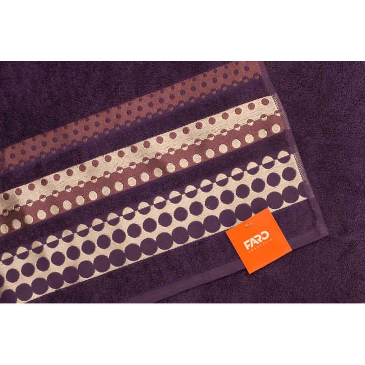 Хавлиена кърпа Faro Silver, 100% памук, 500гр/м2, индиго, 50x90см