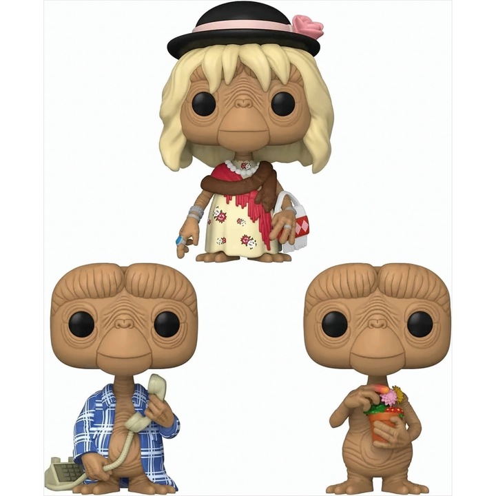 FunKo комплект фигурки, ET 40th Anniversary, 3 броя, 9 см, многоцветни