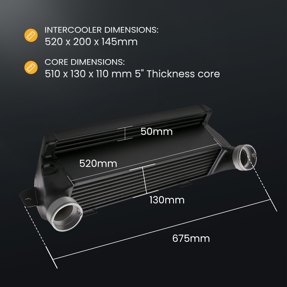 Intercooler frontal imbunatatit, compatibil BMW 135i/1M/335i/Z4