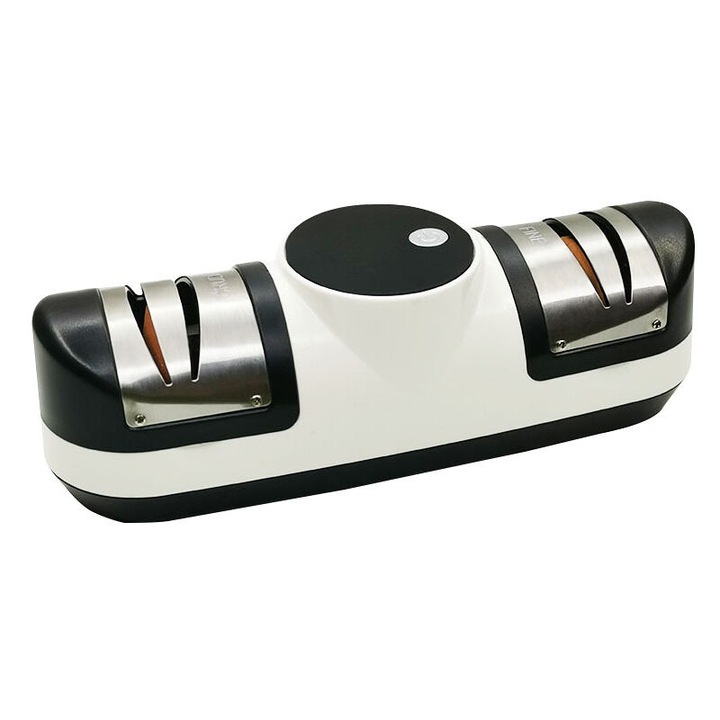 Késélezők 2 az 1-ben, 2 fokozatú élezés, ergonomikus, csúszásmentes