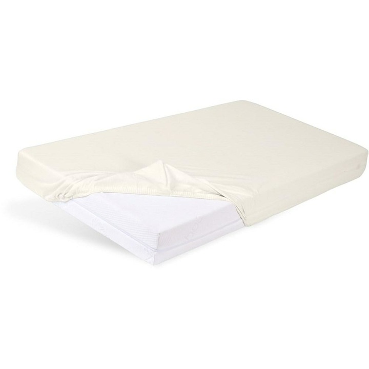 Cearceaf impermeabil BabyMatex, bambus, 70x140cm, certificat Oeko-Tex, pentru saltea pana la 20cm