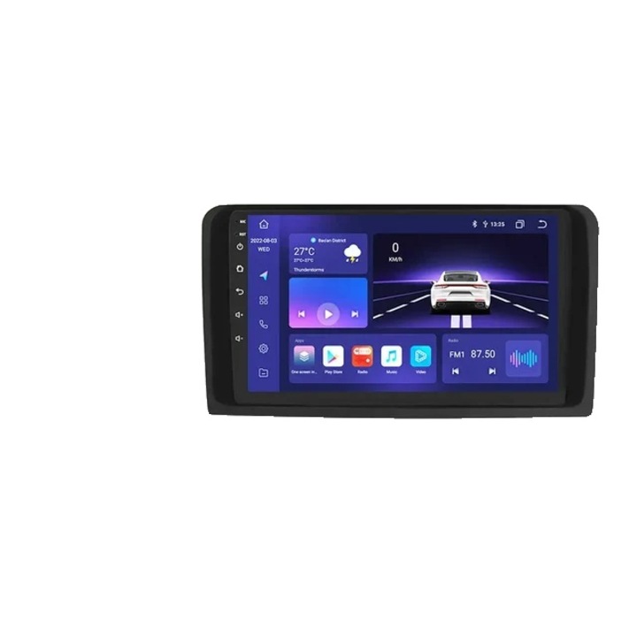 Мултимедиен плейър за кола, GPS, Carplay, Черен