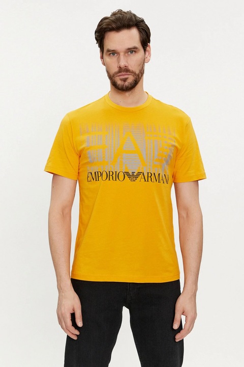 Мъжка тениска EA7 - Emporio Armani 3DPT44, Жълт