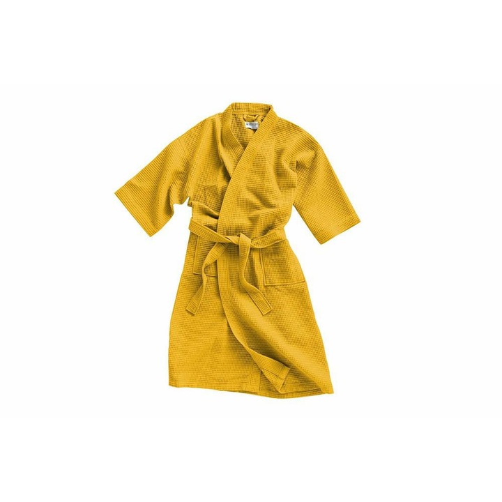 Halat de baie Spod Igly i Nitki, bumbac, galben, S/M