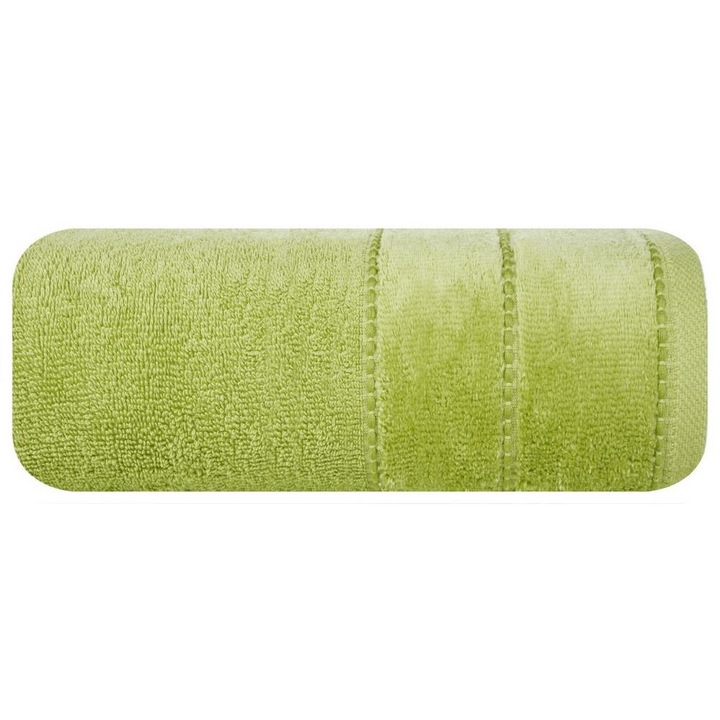 Prosop de mana Eurofirany MARI12 30x50 cu margini din velur olive