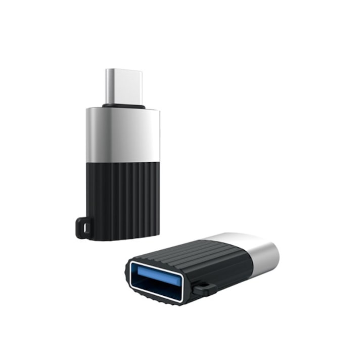 Преходник от Type-C към USB-A, XO NB149-F, черен