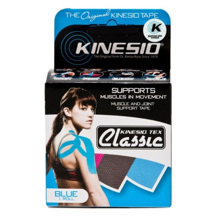 КИНЕЗИО Терапевтична лента Pharmadoct, 5 м х 5 см Черна