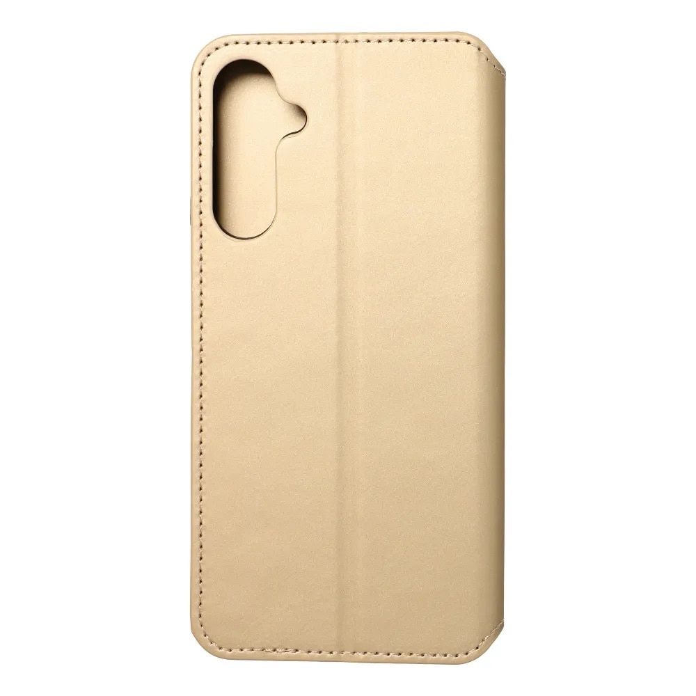 Husa pentru Samsung Galaxy A55 5G Daden Tip carte, Dual Pocket, Suport card, Functie de Stand si Inchidere Magnetica, Protectie Sporita, Auriu