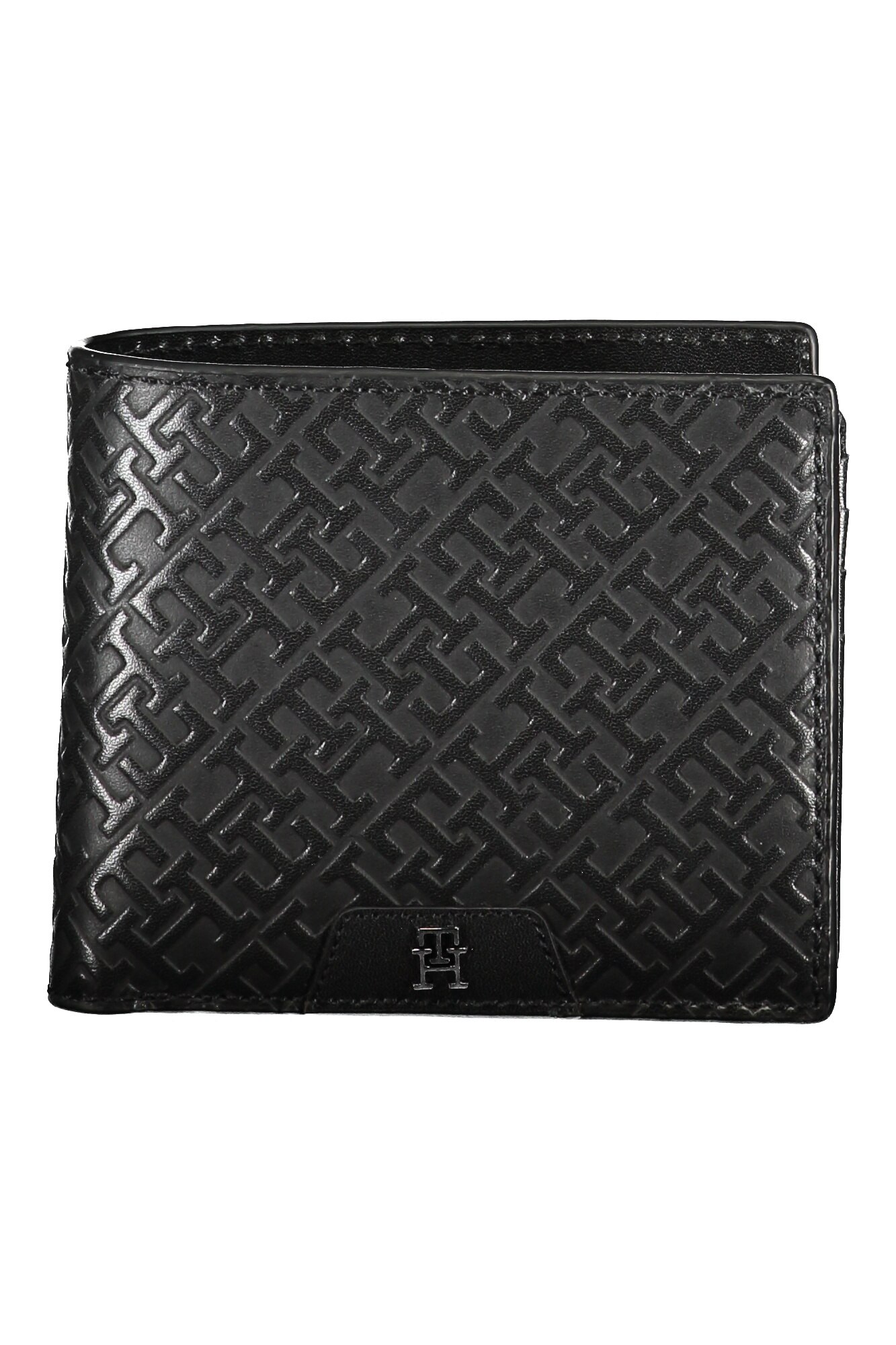 Portofel barbati, TOMMY HILFIGER, 100% Piele naturala, Negru, UNI