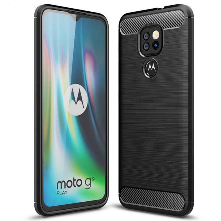 Високо защитен калъф за Motorola Moto E7 Plus/Moto G9 Play, Sol Safe, E51, Термоустойчива пластмаса, Intense Dark