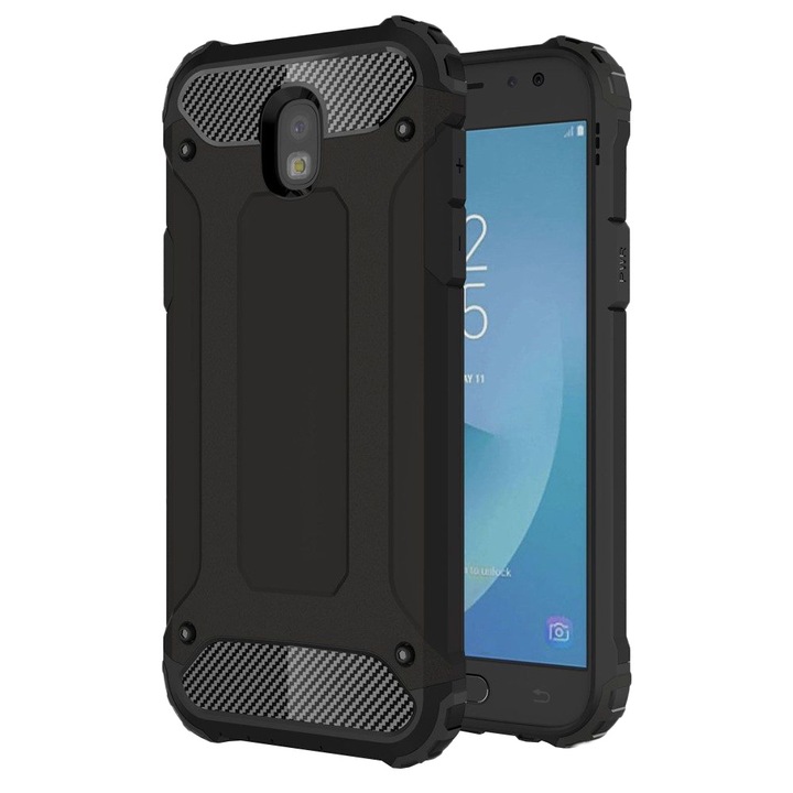 Magas védelmi tok Samsung Galaxy J5 2017 J530, Urban Sol, Galaxy J5 Pro 2017, T62, kemény műanyag, intenzív sötétséghez