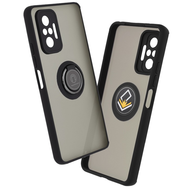 Magasfokú védelmi tok, Xiaomi Redmi Note 10 Pro/Note 10 Pro Max készülékekhez, Urban Sol, U36, fém, intenzív sötét