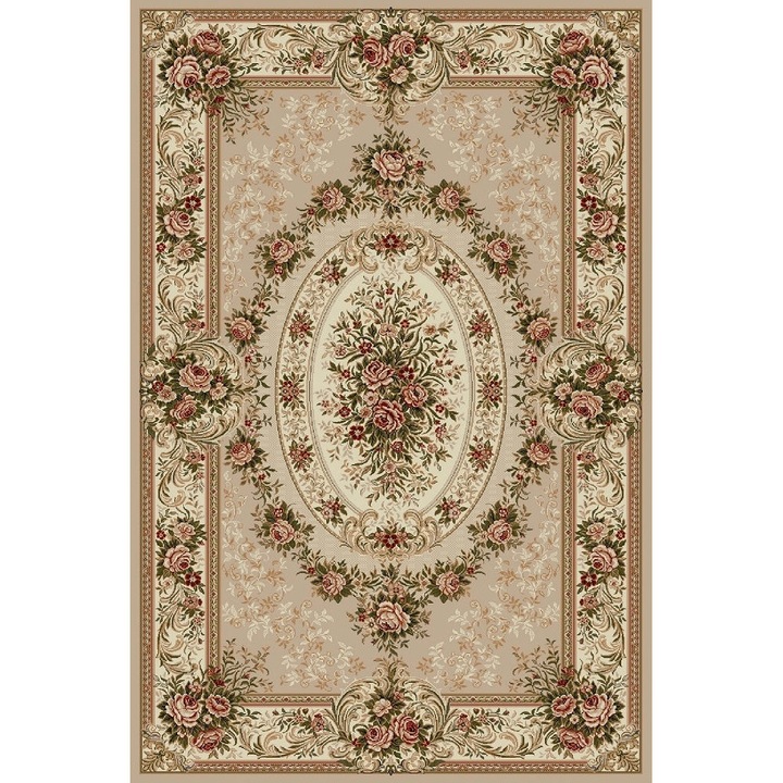 Класически килим, Home Vista, Lotos 1529, бежово / кремаво, 60x110 см