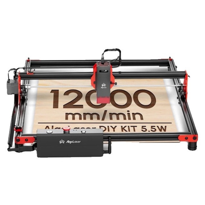 Set Gravor Cutter Laser, 55W, 400x400mm, Aluminiu, Multicolor