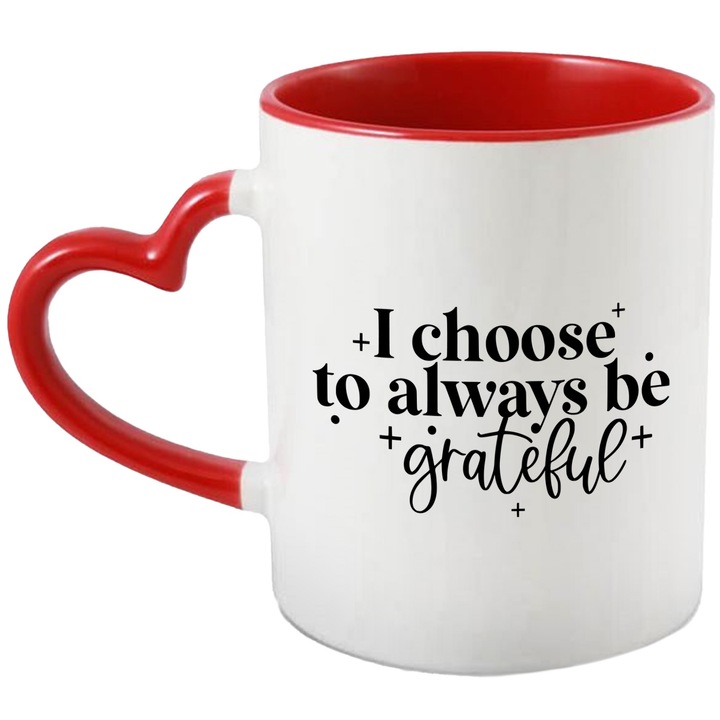 Cana pentru cei care aleg sa fie mereu recunoscatori cu Maner Inima Rosie