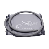 Manseta pentru tensiometru, SINBINTA, Circumferinta bratului 22-32cm, Conector de 5 mm, Pliabil, Usor de curatat, Pentru uz casnic si pentru a lua cu tine atunci cand calatoriti, Netesute/Cauciuc, 48 x 13cm, Gri