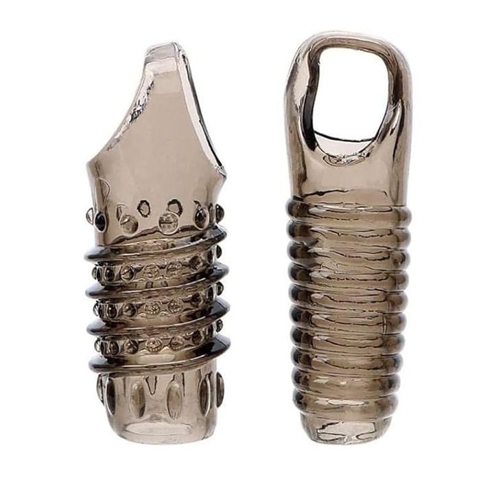 2 db-os szett a péniszhez, 11,5 cm, fekete, Nybgyy