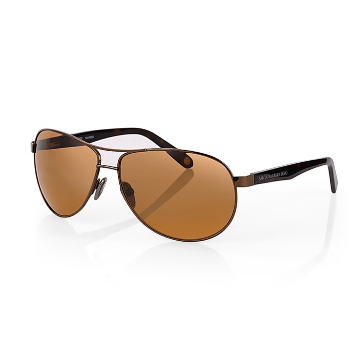 Мъжки слънчеви очила Santa Barbara Polo & Racquet Club, Aviator, кафяв