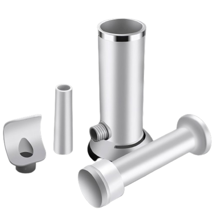 Вертикална машина за пълнене на колбаси и кюфтета, Неръждаема стомана, Сребрист, 22,5 x 9,5 x 9,5 CM