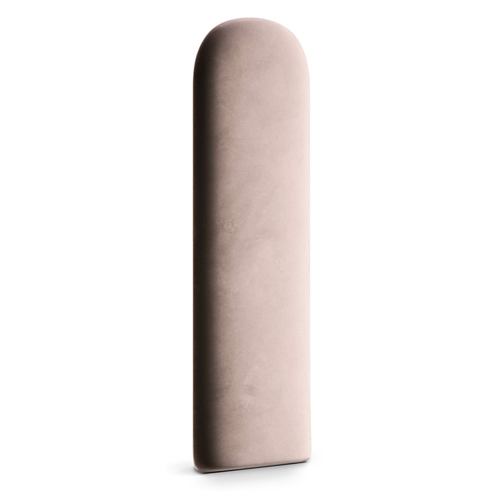 Muralo Kárpitozott 3D panel dekoratív, Magic Velvet, 30 cm x 60 cm Kerítés Alakú, Világos Rózsaszín